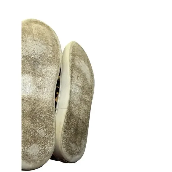 Kate Spade Ruffle Trim Leopard Print Calf Hair Slip On Sneakers Women’s Size 9 - Picture 10 of 10